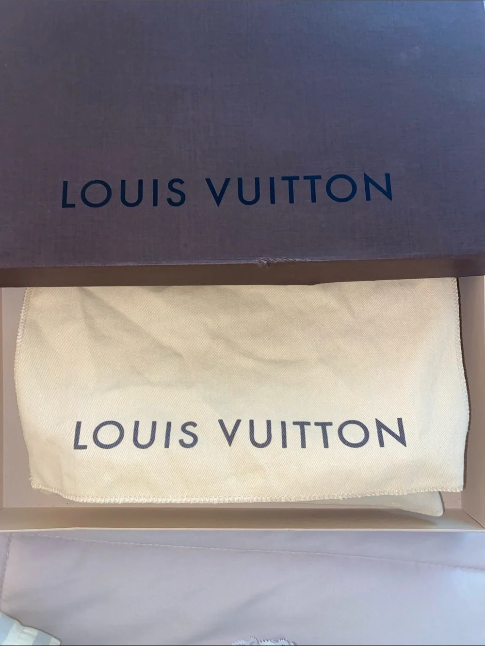 Louis Vuitton Monogram Pattern Cosmetic Case - Brown & Gold Accents
